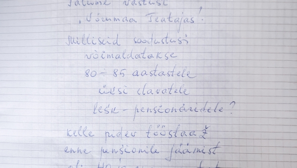 Ühe nimeta kirja lugu